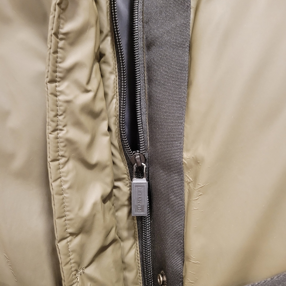 Hunter Dark Green Puffy Waterproof  Winter Coat - Picture 5 of 7